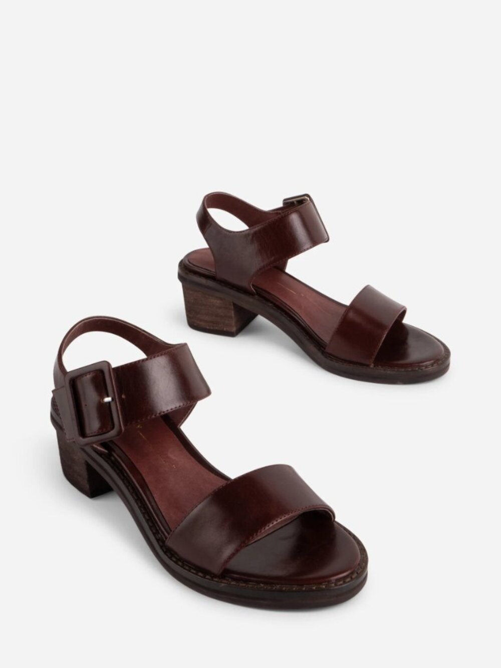 Intentionally Blank Mazzy Stacked Heel City Sandal